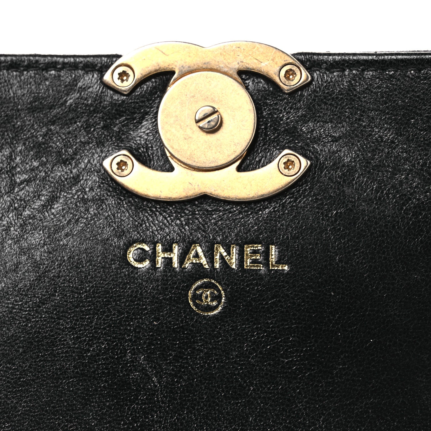 Chanel Lambskin Quilted Flap Chain Belt Bag Black 6 of 12