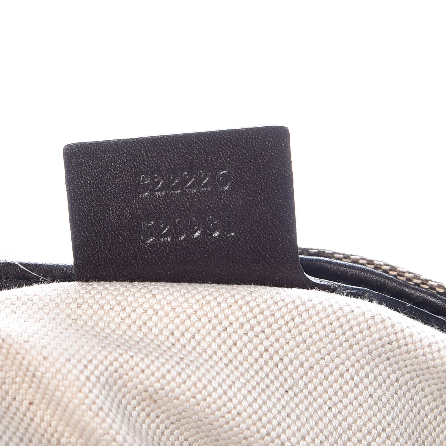 Gucci Monogram Margaux Calfskin Medium Emily Hobo Beige Ebony Cocoa 9 of 11