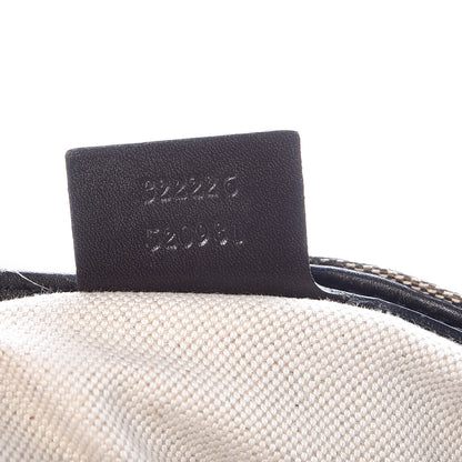 Gucci Monogram Margaux Calfskin Medium Emily Hobo Beige Ebony Cocoa 9 of 11