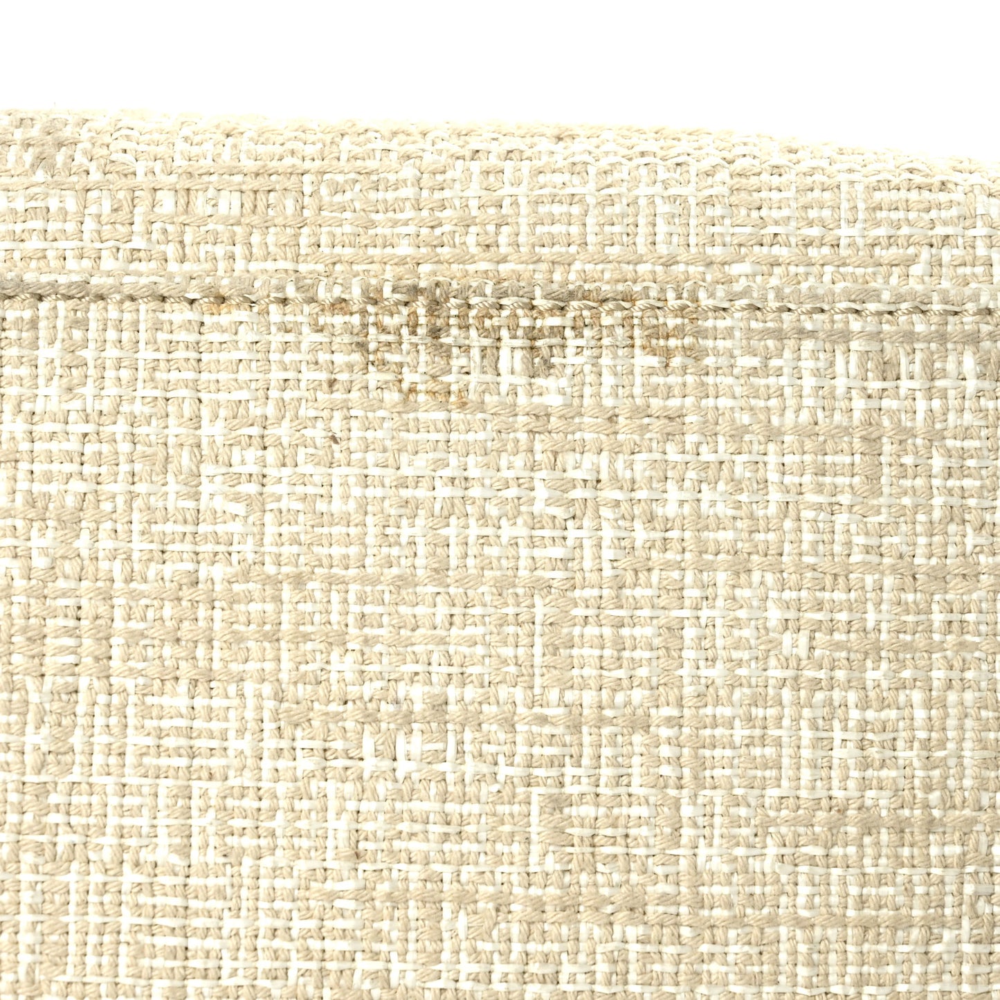 Mixed Fibers Calfskin Medium Deauville Tote Light Beige