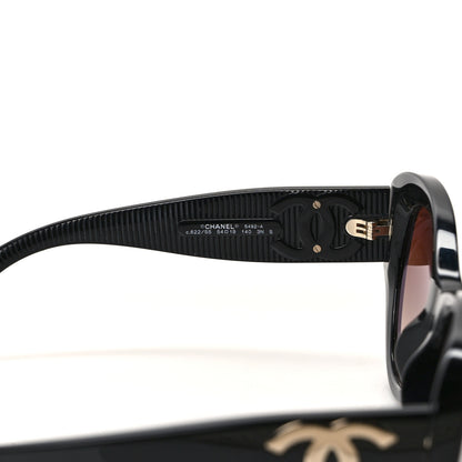 Chanel Acetate Butterfly Large CC Sunglasses 5492 Black 5 of 6