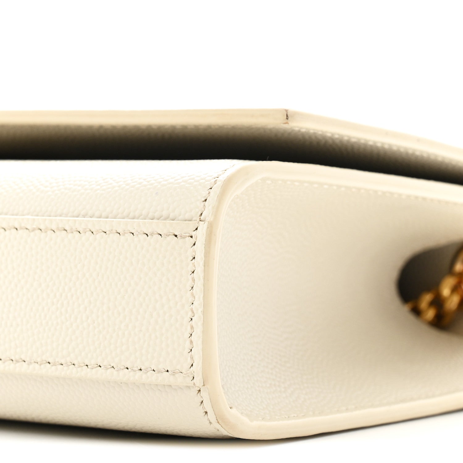 Saint Laurent Grain De Poudre Small Monogram Kate Satchel Crema Soft 10 of 11