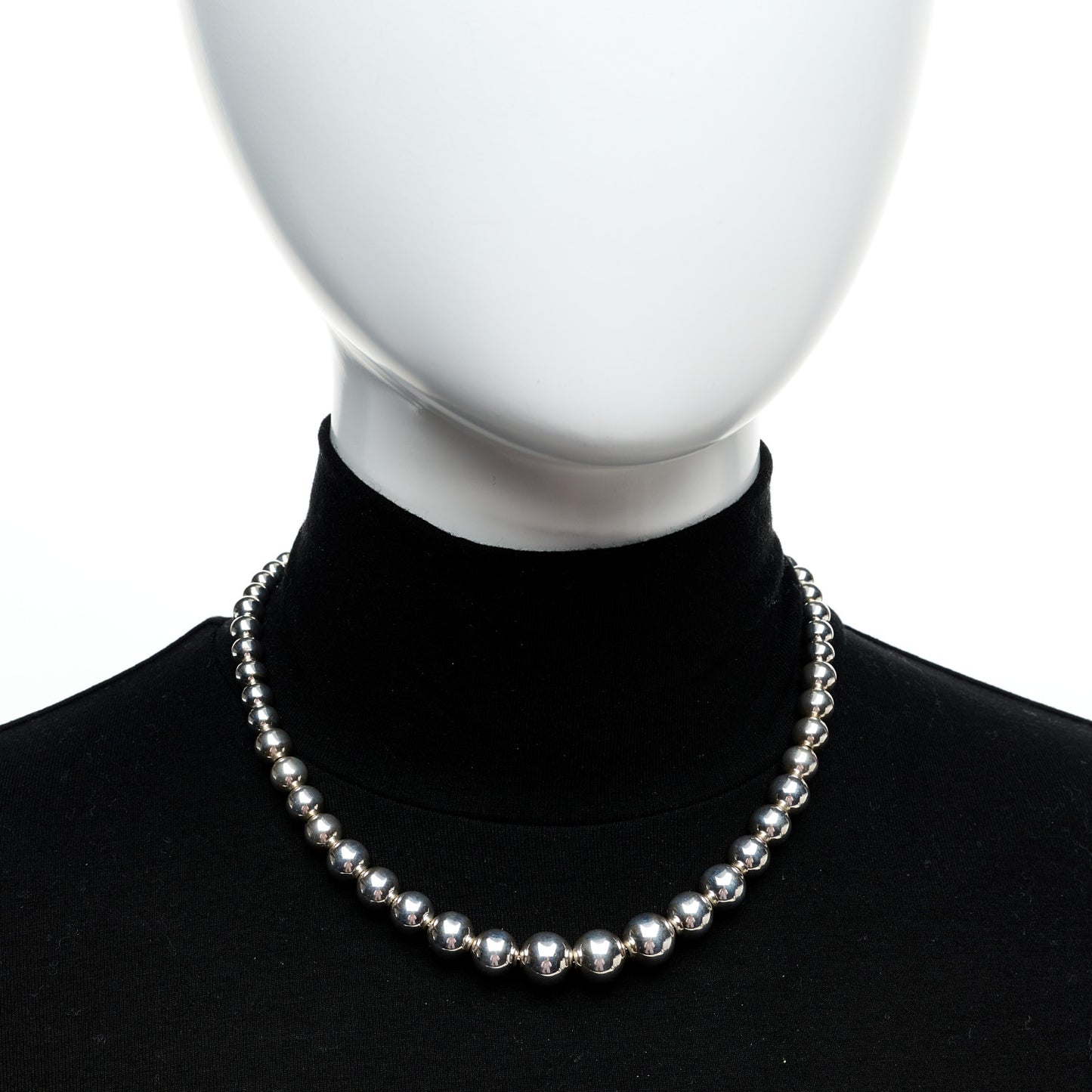 Sterling Silver HardWear Graduated Ball Necklace