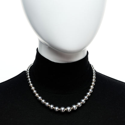 Tiffany Sterling Silver HardWear Graduated Ball Necklace 2 of 6