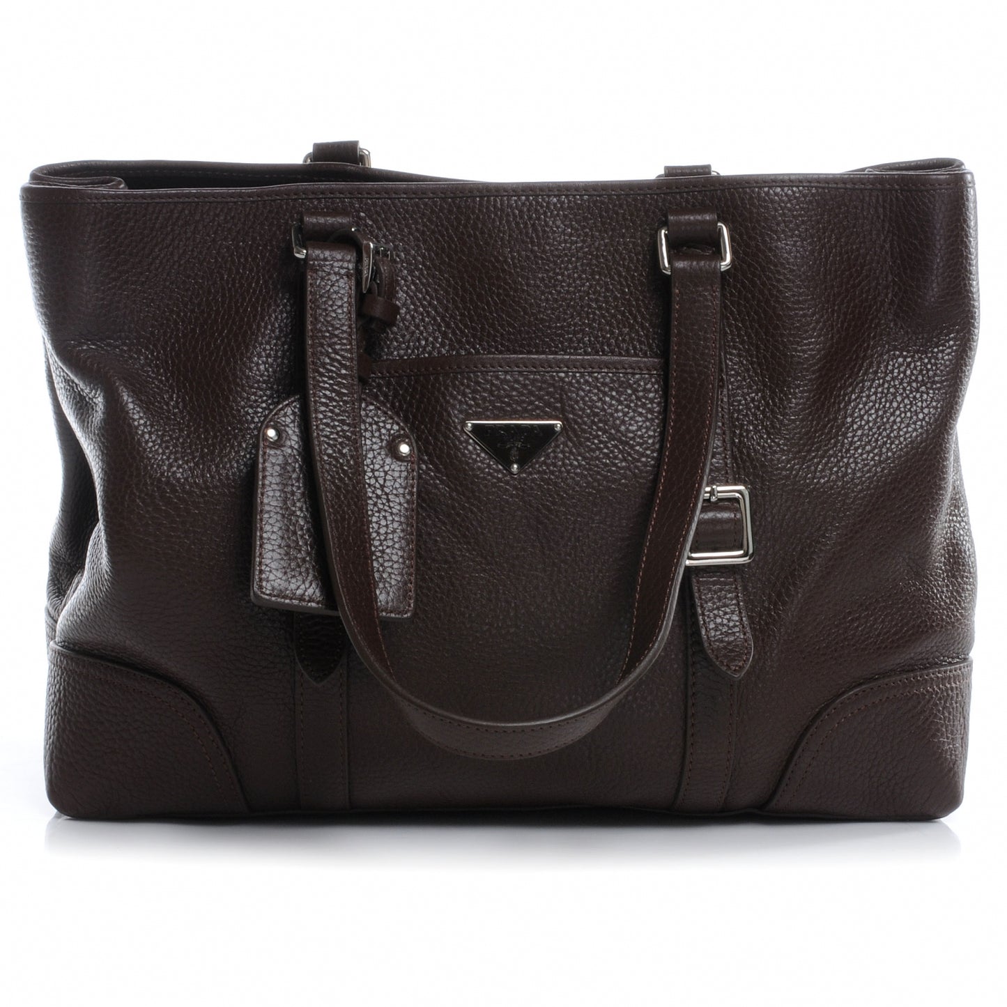 Vitello Daino Shoulder Bag Bruciato