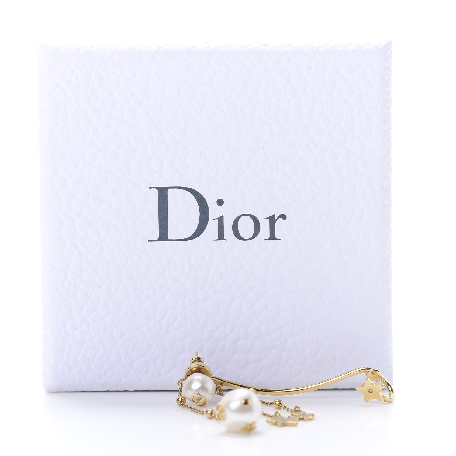 Christian Dior Pearl Shiny-D Earring Gold 5 of 5