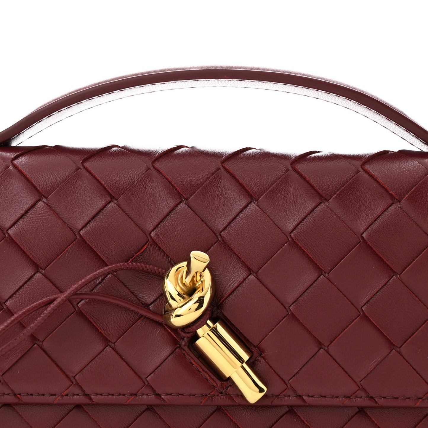 Nappa Intrecciato Long Andiamo Top Handle Clutch Barolo