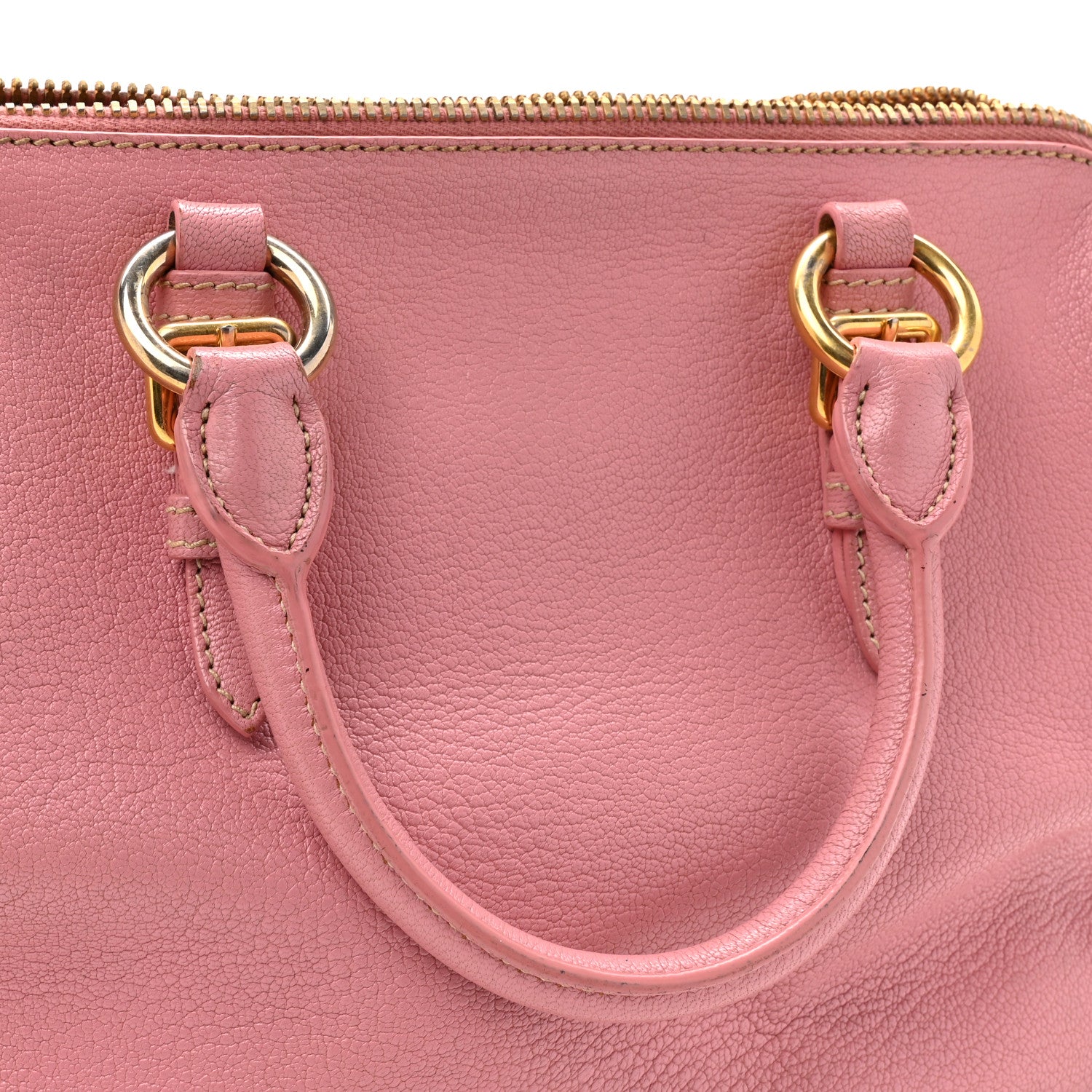 Miu Miu Goatskin Madras Bauletto Peonia 12 of 18