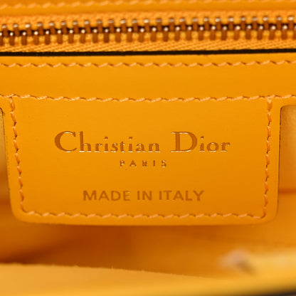 Christian Dior Calfskin Saddle Bag With Strap Yellow 6 of 11