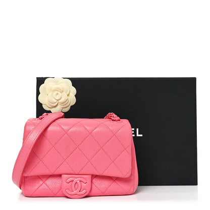 Chanel Caviar Quilted Mini Incognito Square Flap Pink 9 of 11