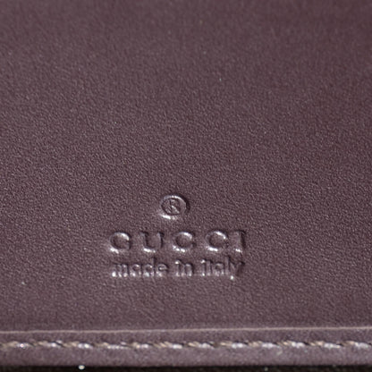 Gucci Metallic Soft Guccissima Margaux Calfskin Lovely Zip Around Wallet Senanque 6 of 6
