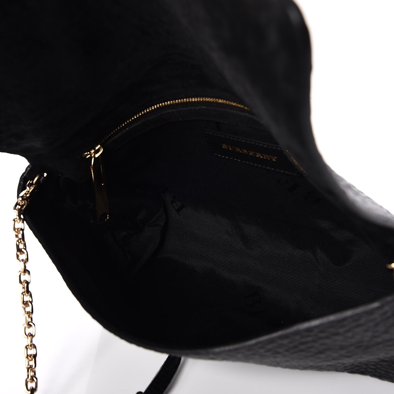 Burberry Signature Grain Medium Mildenhall Crossbody Bag Black 5 of 10