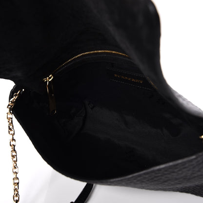 Burberry Signature Grain Medium Mildenhall Crossbody Bag Black 5 of 10