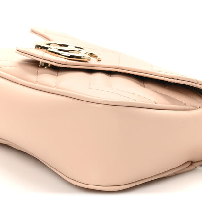 Gucci Calfskin Matelasse Super Mini GG Marmont Shoulder Bag Beige 10 of 10