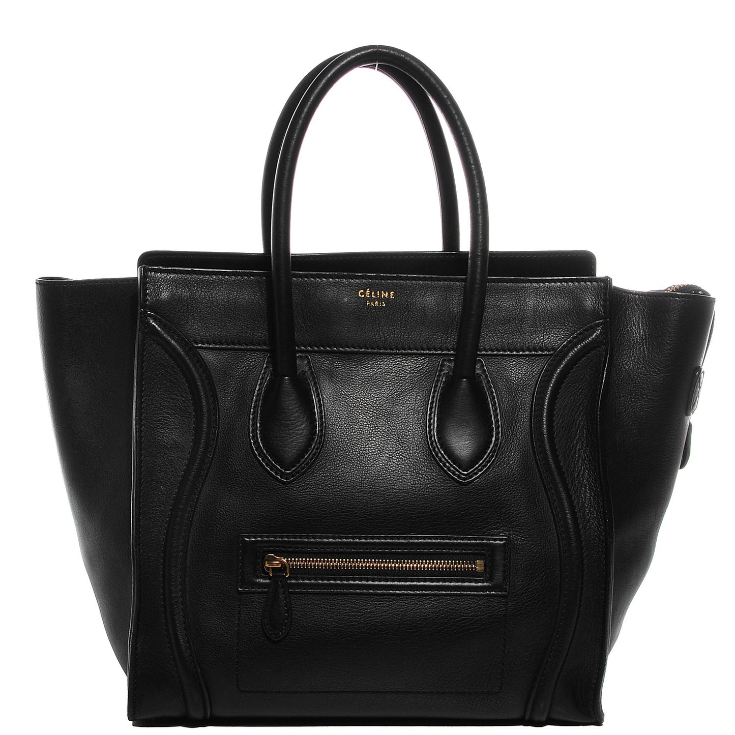 Smooth Calfskin Mini Luggage Black