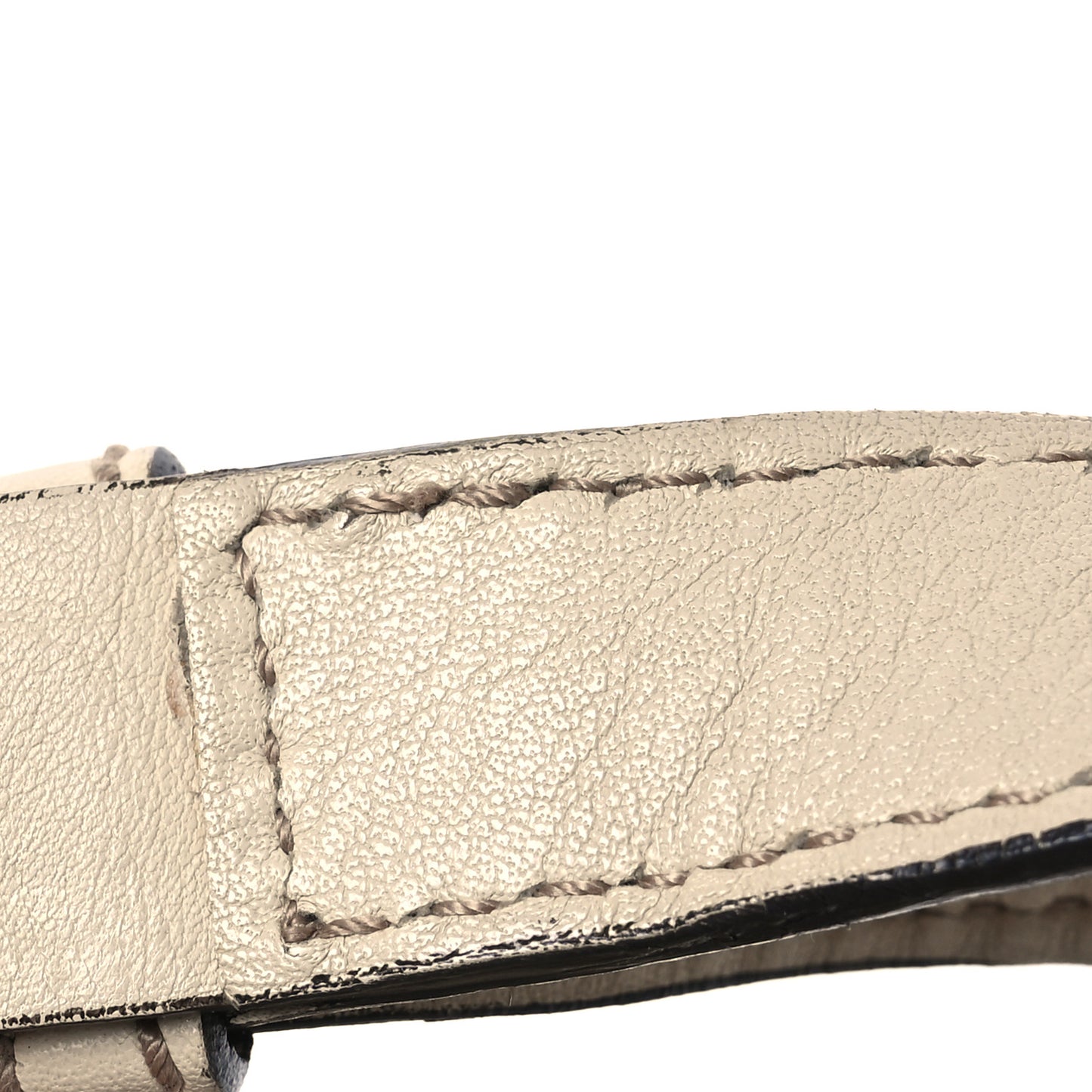 Monogram Medium New Britt Half Moon Hobo White