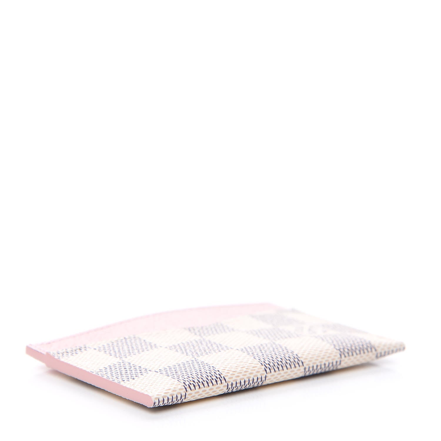 Louis Vuitton Damier Azur Daily Card Holder Rose Ballerine 3 of 5