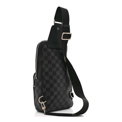 Louis Vuitton Damier Graphite Avenue Sling Bag Onyx Silver 3 of 10