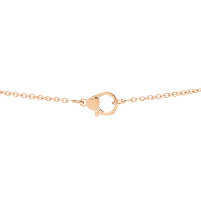 Hermes 18K Rose Gold Diamond Finesse Pendant Necklace 4 of 6
