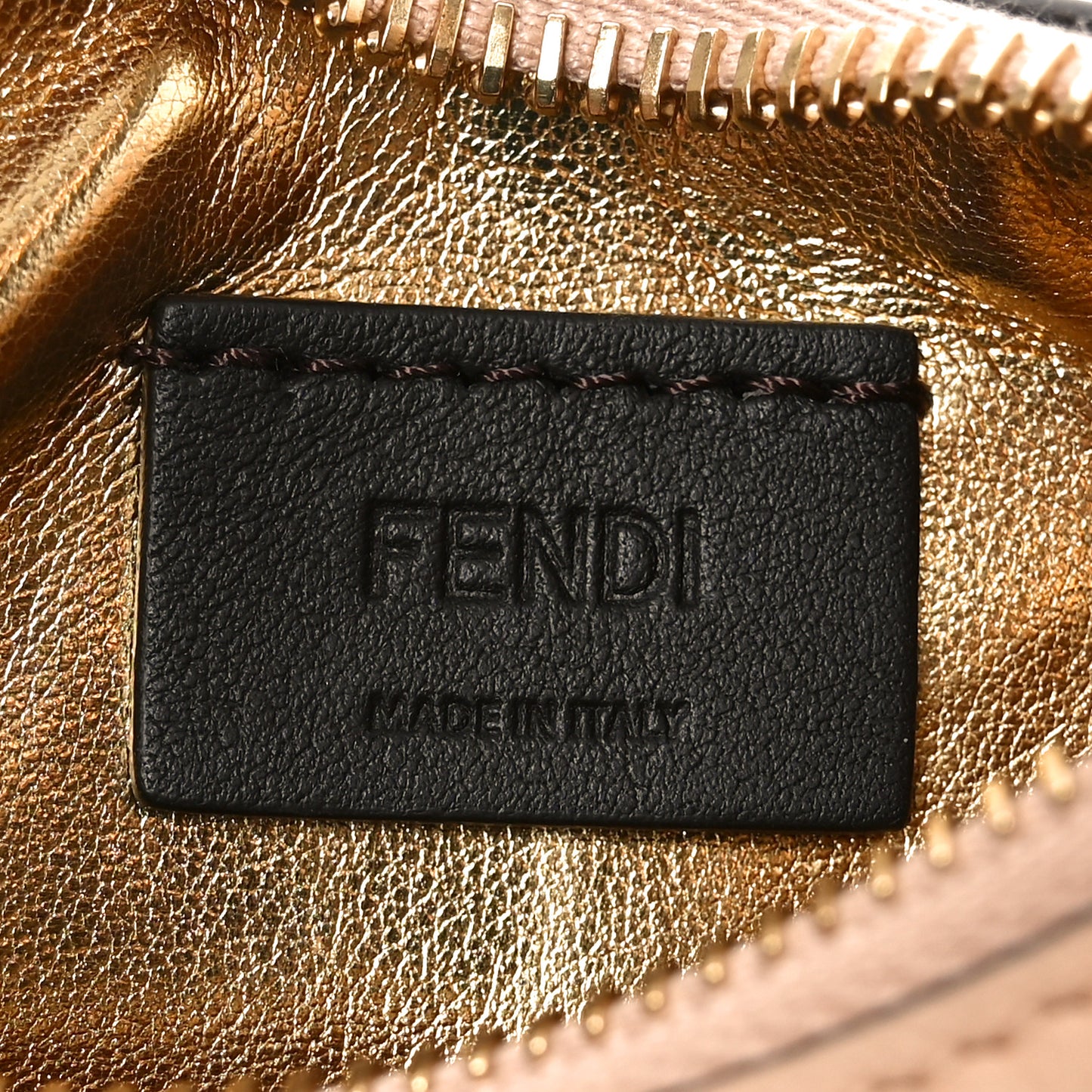 Vitello Grace Matte Nano Fendigraphy Hobo Charm Light Rose