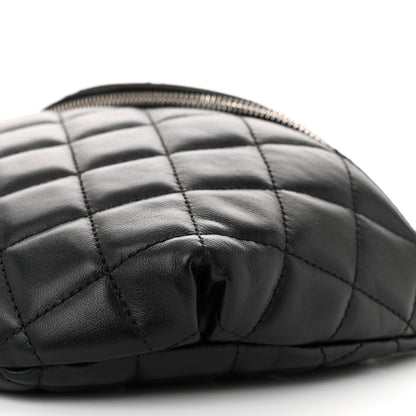 Chanel Calfskin Quilted Waist Belt Bag Black 10 of 11