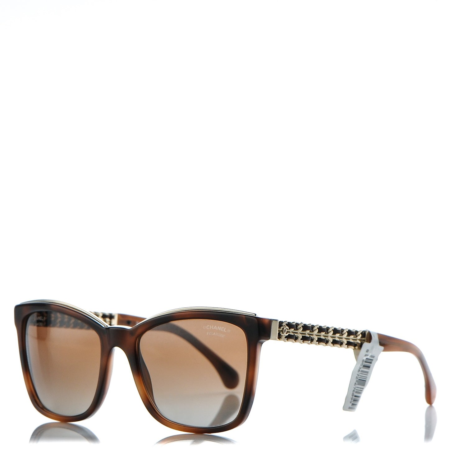 Square Chain Sunglasses 5360-Q-A Brown