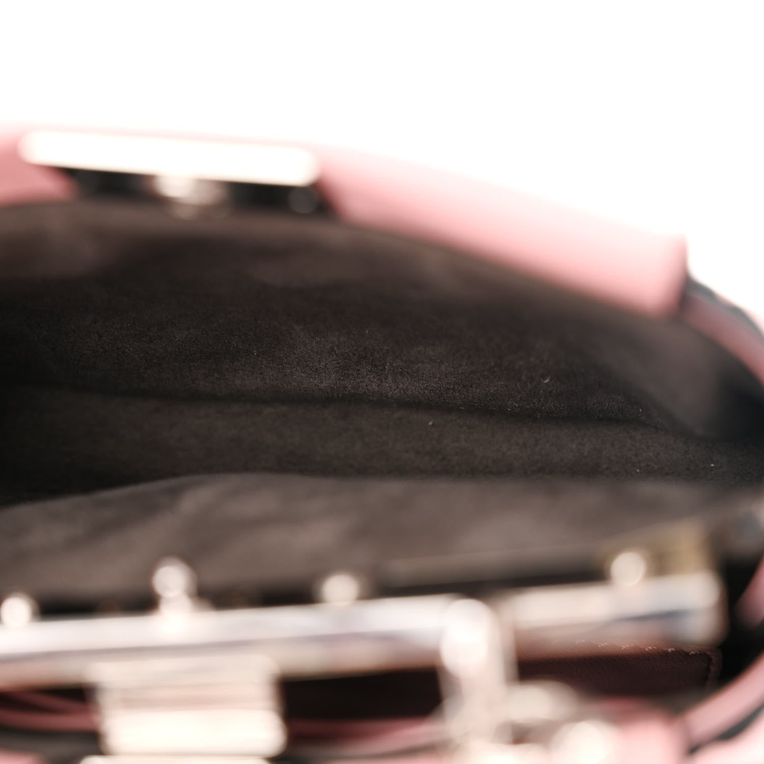 Fendi Nappa Flowerland Micro Peekaboo Iconic Satchel Bubblegum Multicolor 6 of 11