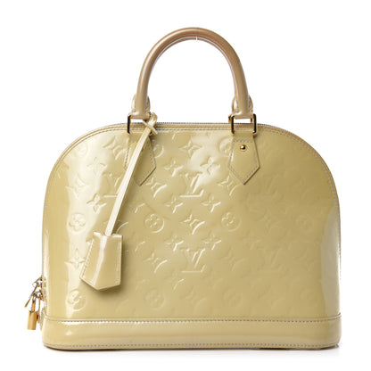 Louis Vuitton Vernis Alma PM Blanc Corail 1 of 14