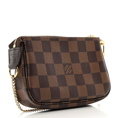 Louis Vuitton Damier Ebene Mini Pochette Accessories 3 of 8