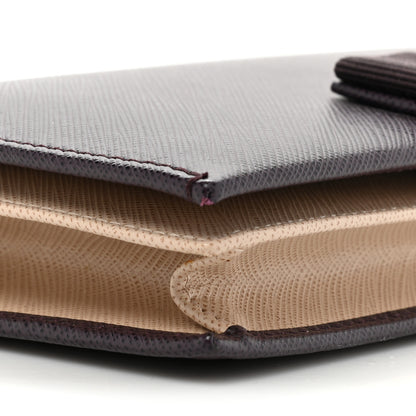 Salvatore Ferragamo Calfskin Vara Wallet On Chain Plum 10 of 16