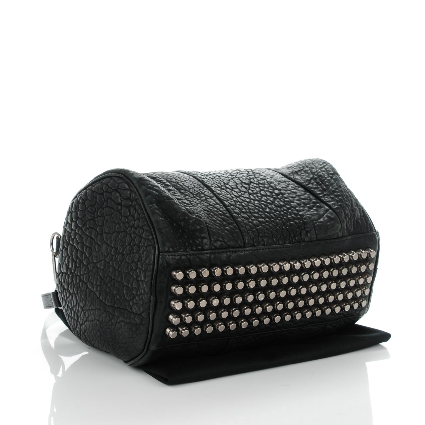Pebbled Lambskin Rocco Black Nickel Hardware