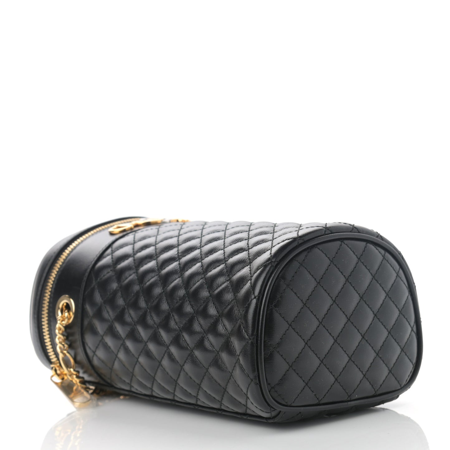Calfskin Trapuntata Zumi Belt Bag Black