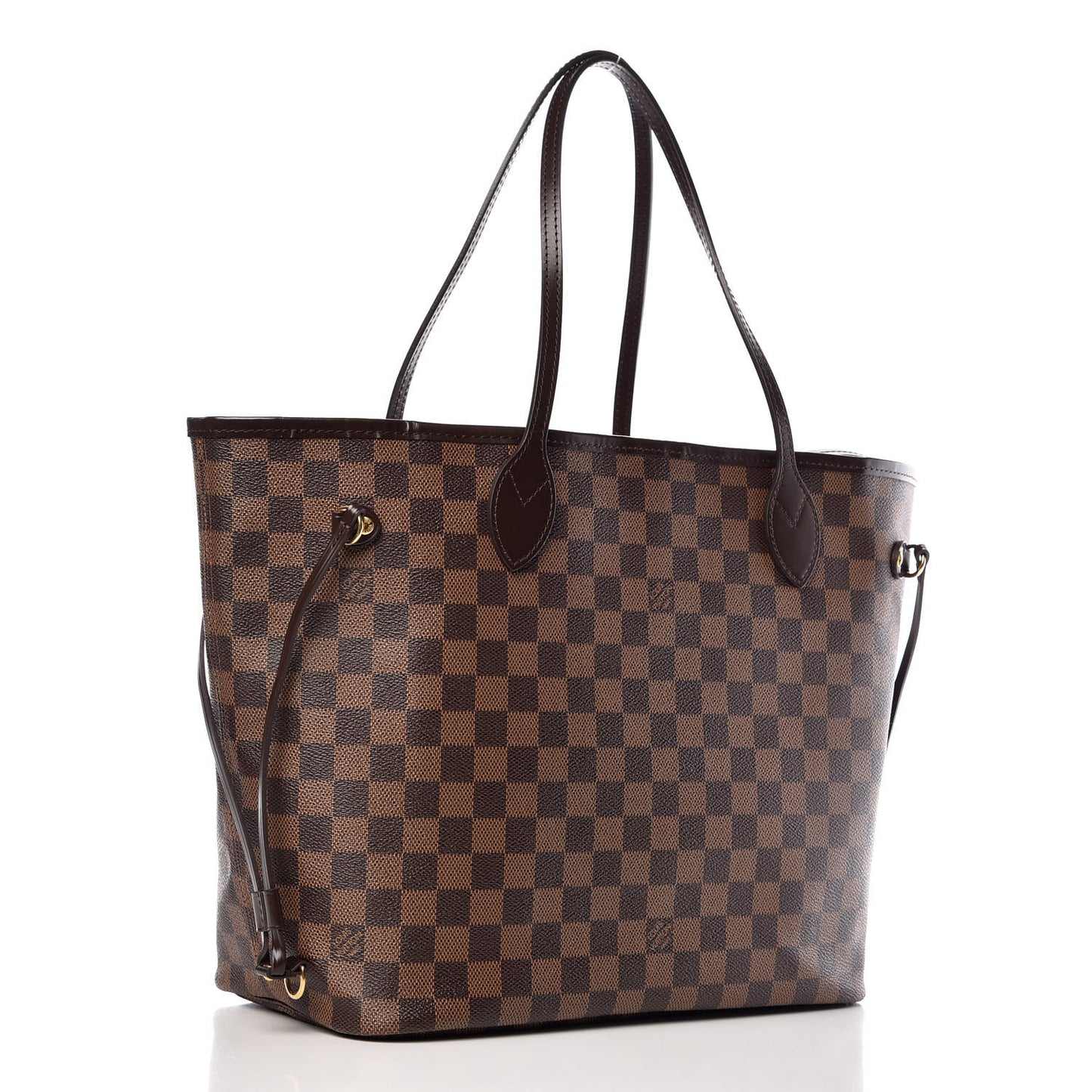 Damier Ebene Neo Neverfull MM Rose Ballerine