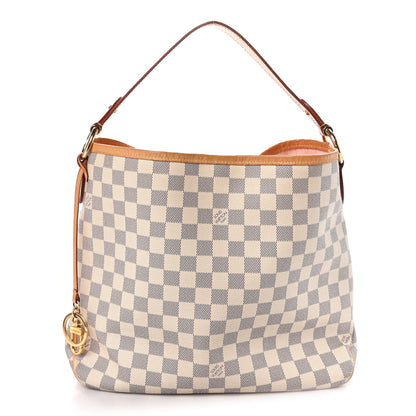 Louis Vuitton Damier Azur Delightful PM Rose Ballerine 1 of 12