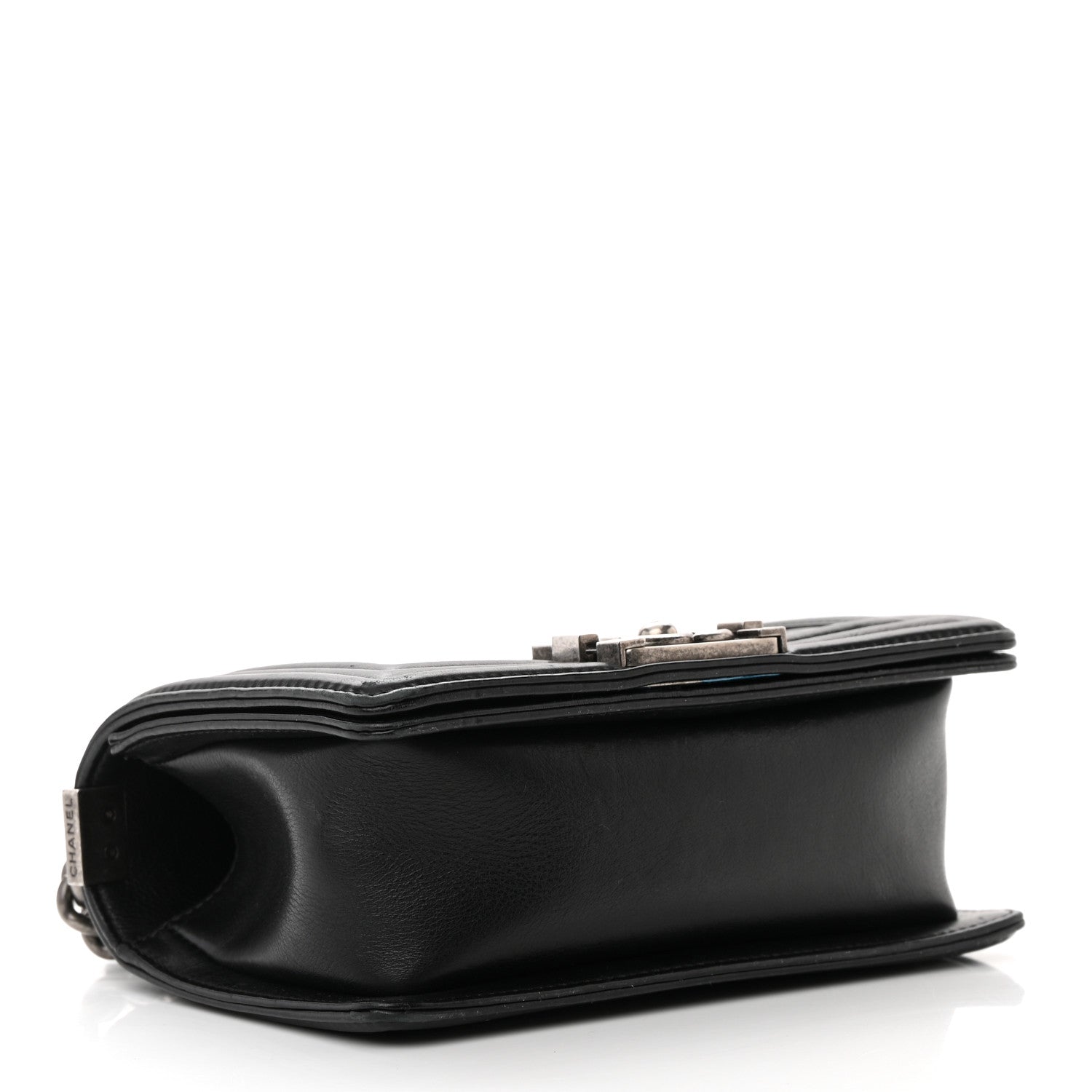 Chanel Calfskin Double Stitch Small Boy Flap Black 4 of 18