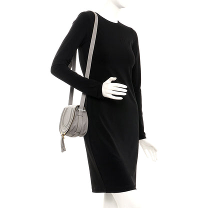 Chloe Calfskin Mini Marcie Round Crossbody Bag Cashmere Grey 2 of 7