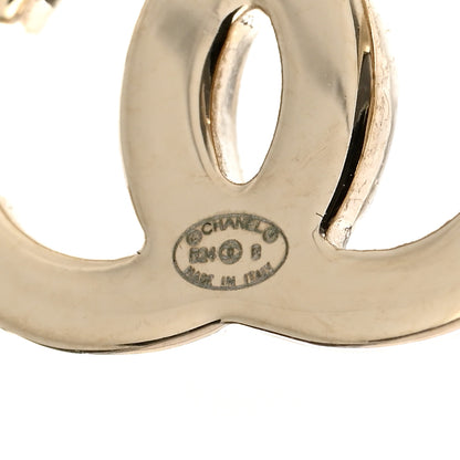 Chanel Crystal CC Earrings Gold 4 of 5