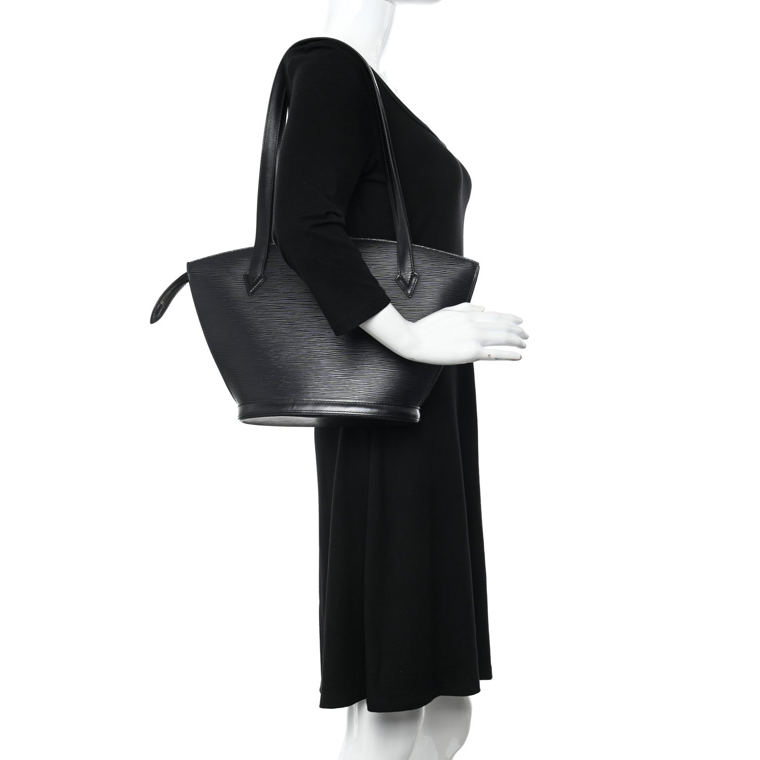 Louis Vuitton Epi Saint Jacques PM Long Straps Black 3 of 11