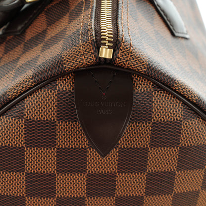 Louis Vuitton Damier Ebene Speedy 30 5 of 8