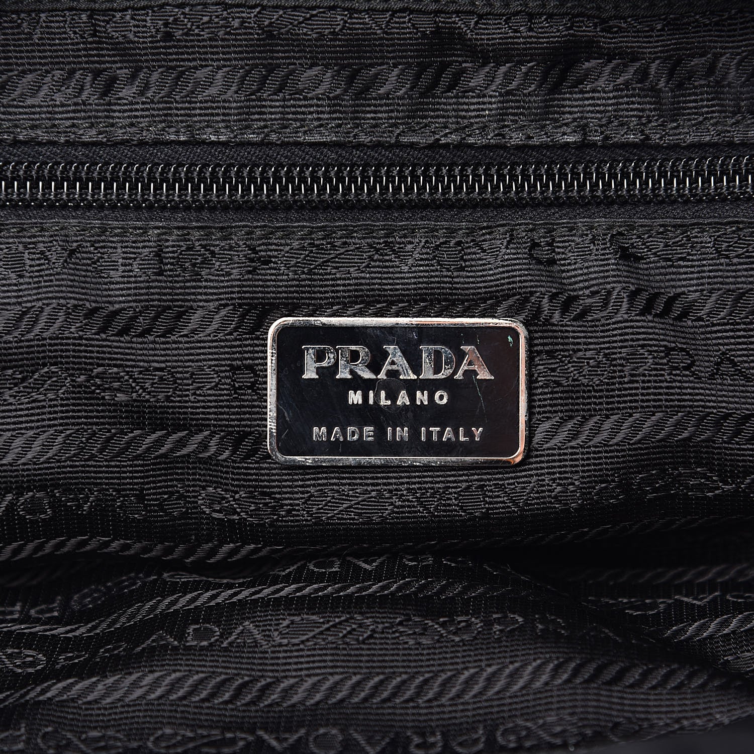 Prada Nylon Vela Medium Backpack Black 6 of 12