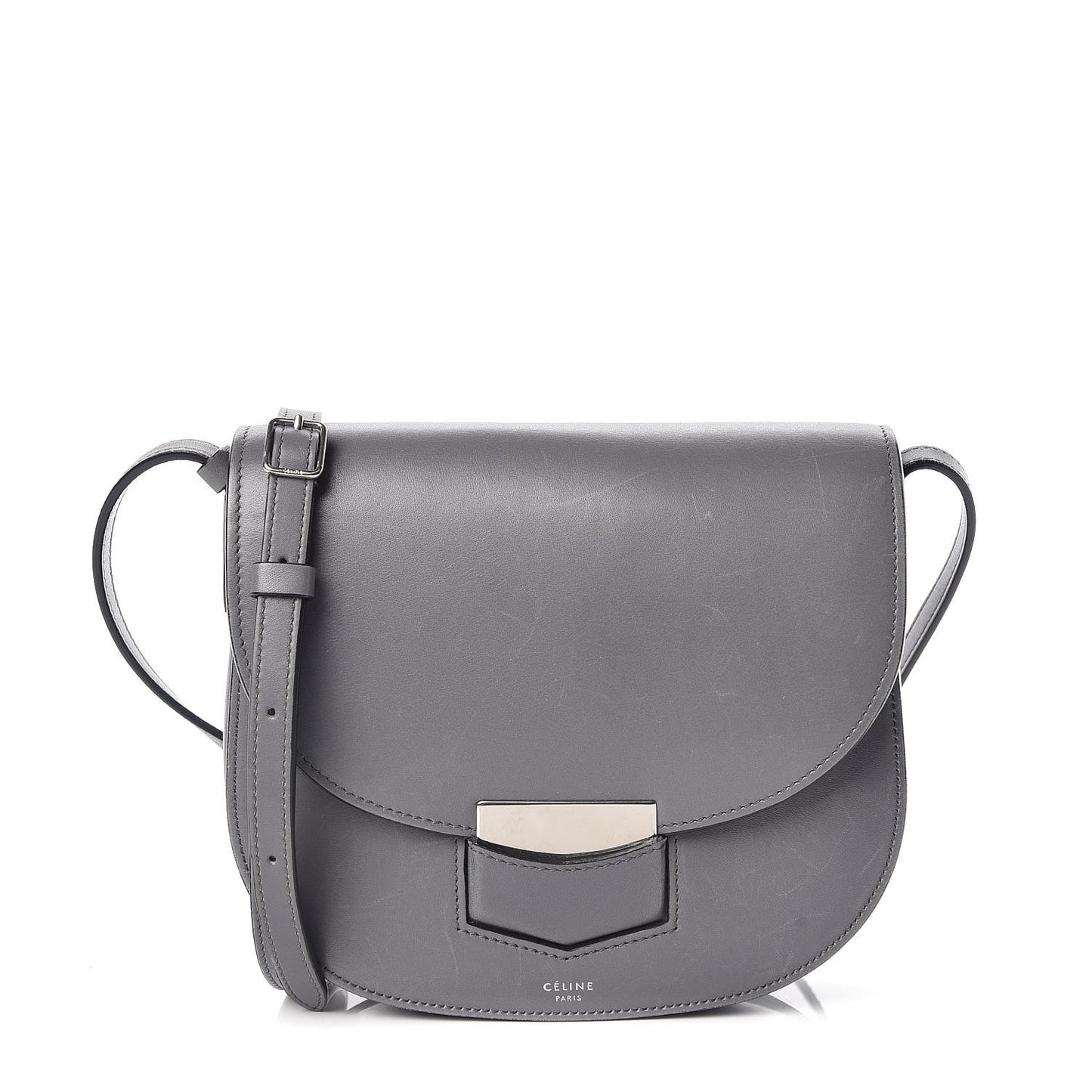 Smooth Calfskin Small Trotteur Storm