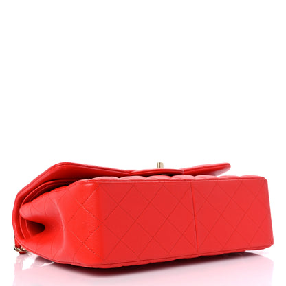Chanel Caviar Quilted Jumbo Double Flap Red 4 of 9