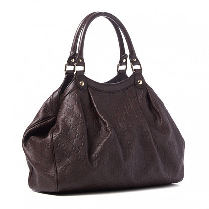 Gucci Guccissima Medium Sukey Tote Chocolate 2 of 10