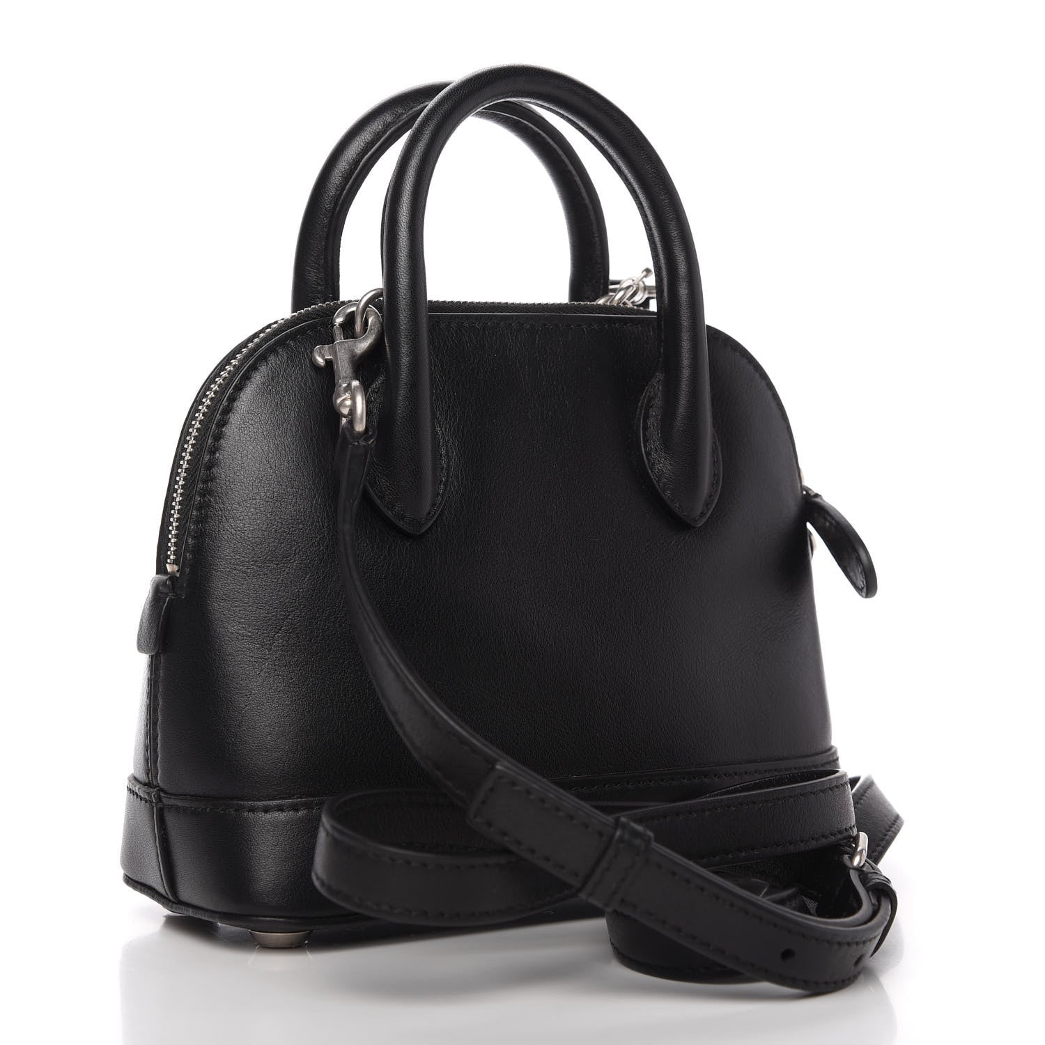 Balenciaga Calfskin I Love Techno XXS Ville Top Handle Bag Black Multicolor 3 of 9