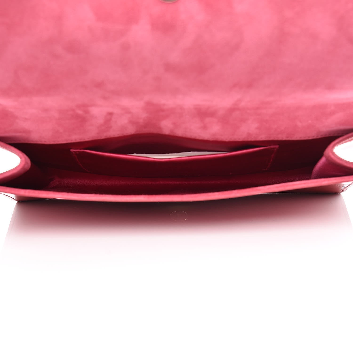 Saint Laurent Patent Large Belle De Jour Clutch Pink 5 of 14