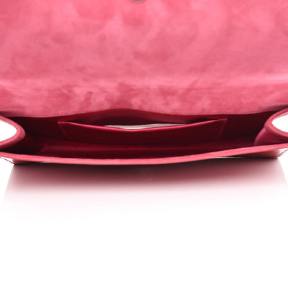 Saint Laurent Patent Large Belle De Jour Clutch Pink 5 of 14