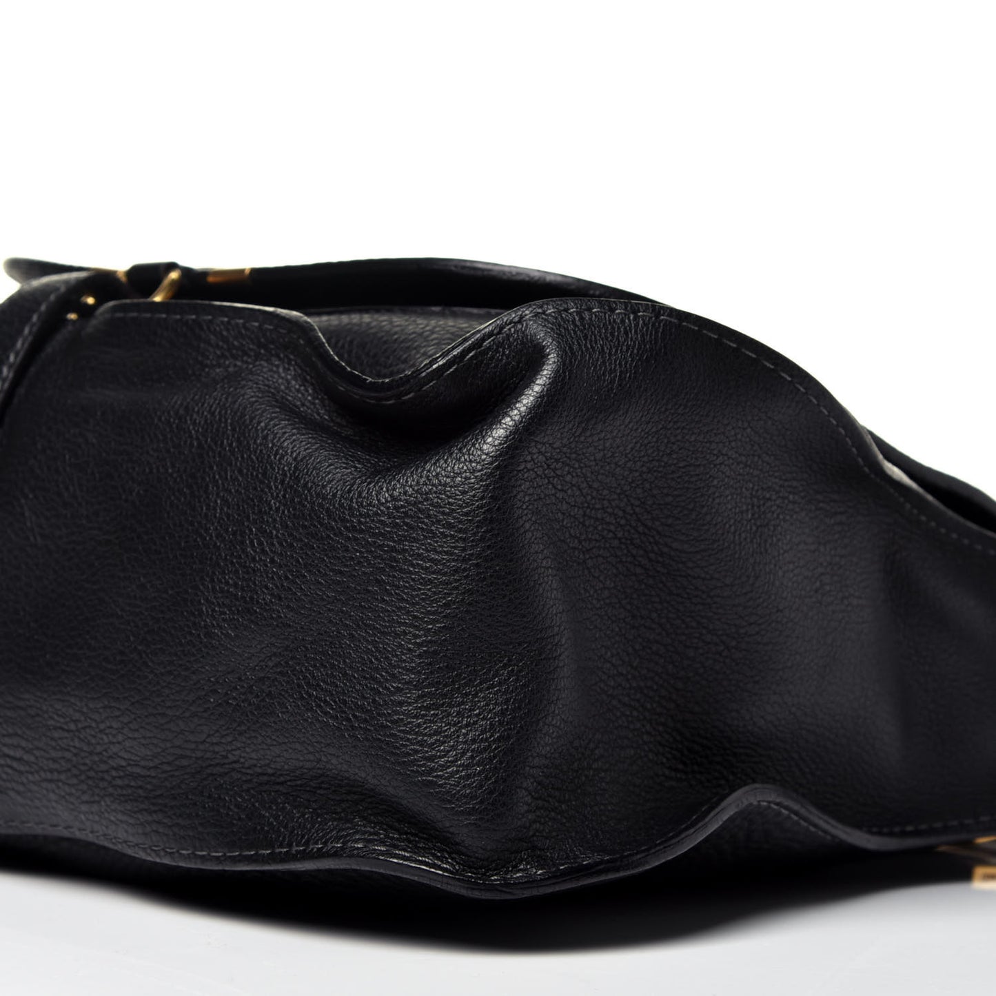 Calfskin Medium Marcie Satchel Black
