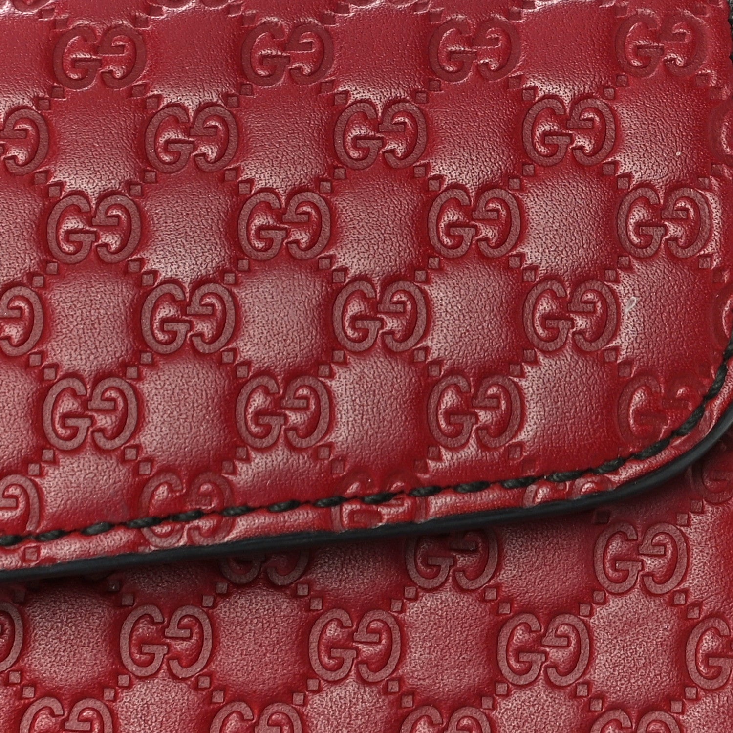 Gucci Microguccissima Medium Emily Chain Shoulder Bag Red 11 of 14