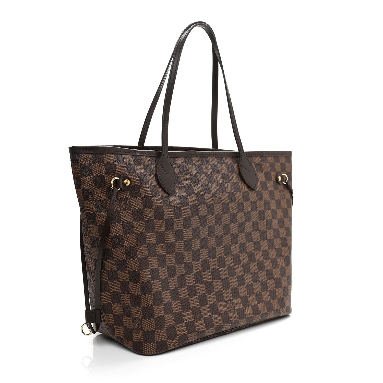 Louis Vuitton Damier Ebene Neo Neverfull MM Rose Ballerine 3 of 12