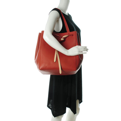 Celine Soft Grained Calfskin Medium Cabas Phantom Brick 2 of 7
